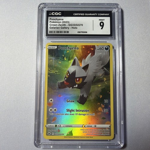 Poochyena graded CGC 9 for sale on eBay