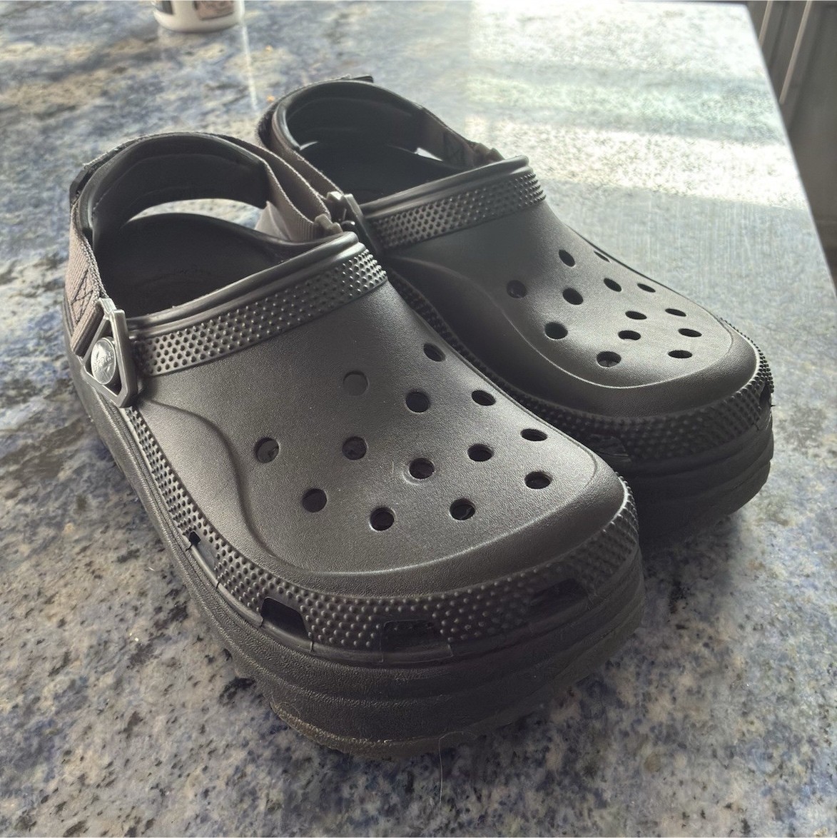 NWT Crocs Hiker Xscape Sandals in Black- Women’s size 10/ Men’s size 8 Crocs Hiker Xscape Sandals | Dick main image 3