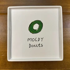 4 CB2 Crate Barrel Appetizer Plates Gordon Chin Moldy Donuts