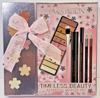 Paris Hilton Timeless Beauty Essential Makeup Set Eyeshadow Palette Mascara