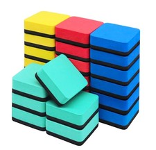 24 Pack Magnetic Dry Erase Erasers for Classroom School Office Whiteboard