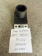 Snap-on Tools 3-18 Inch Shallow Impact Socket 1 Drive 6 Point Sae New Im1003 Snap-on Tools 3-18 Inch Shallow Impact Socket 1 Drive 6 Point Sae New Im1003