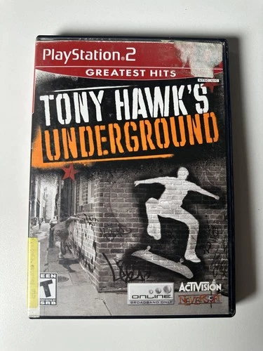 Tony Hawk's Underground (Sony PlayStation 2, 2003) No Manual