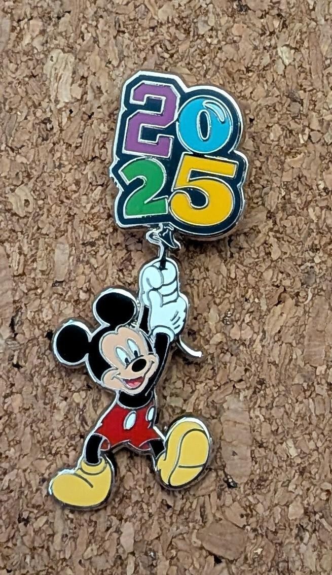 Disney Pin Mickey Mouse Dated Balloon 2025
