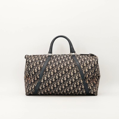 Dior Handtasche Boston Canvas Monogrammiert Beige Vintage Original