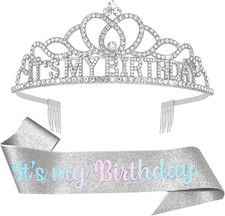 It’S My Birthday Tiara and Sash for Women