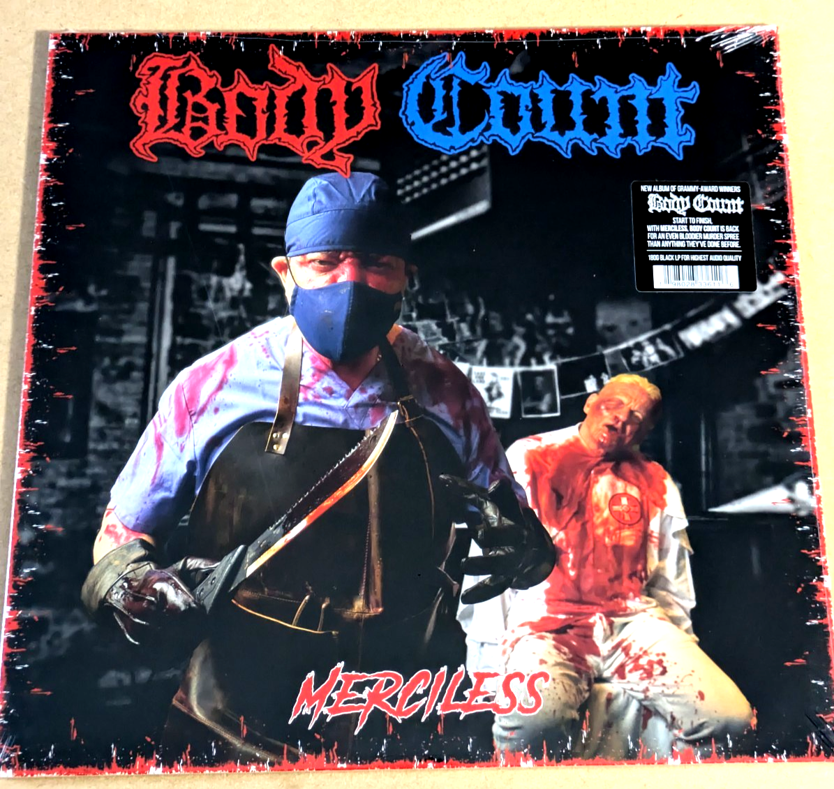 Body Count Merciless Lp - New Sealed Ice T Rock Thrash