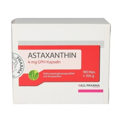 ASTAXANTHIN 4 mg GPH Kapseln 180 St