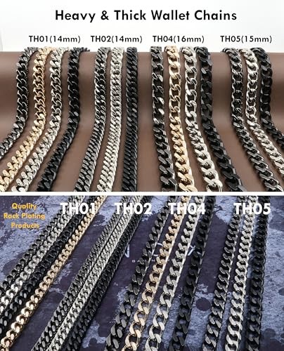 Heavy Duty Wallet Chain Men Women Boy Girl, Biker Motorcycle Pants Jean Punk