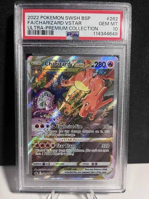 Charizard Vstar 262 Sword & Shield UPC Charizard Pokemon PSA 10