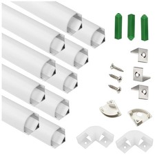Cabinet Stairs Wall Outdoor 6.56ft Led Channel 10-pack