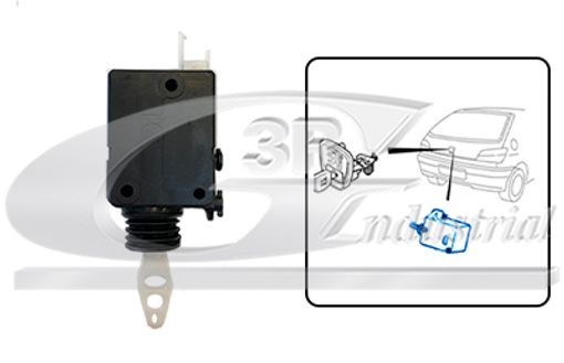 Fits 3RG 84244 CITROËN TRUNK LOCK: AX, BX, EVASION | SYNERGIE, XANTIA, XM, ZX,