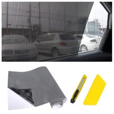 Car Side Window Sunshade Film Removable UV Heat Protection Tint 4 PCS