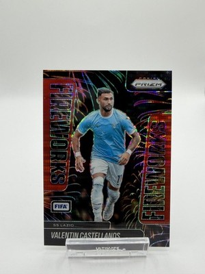 2025-26 PANINI Prizm FIFA 9 Valentin Castellanos (SS Lazio) Fireworks