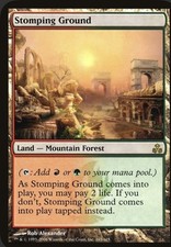 Stomping Ground Guildpact Magic mtg Light Play, English x1