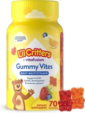 Multivitamin for Kids L’il Critters Gummy Vites Daily Gummy , Vitamin C, D3