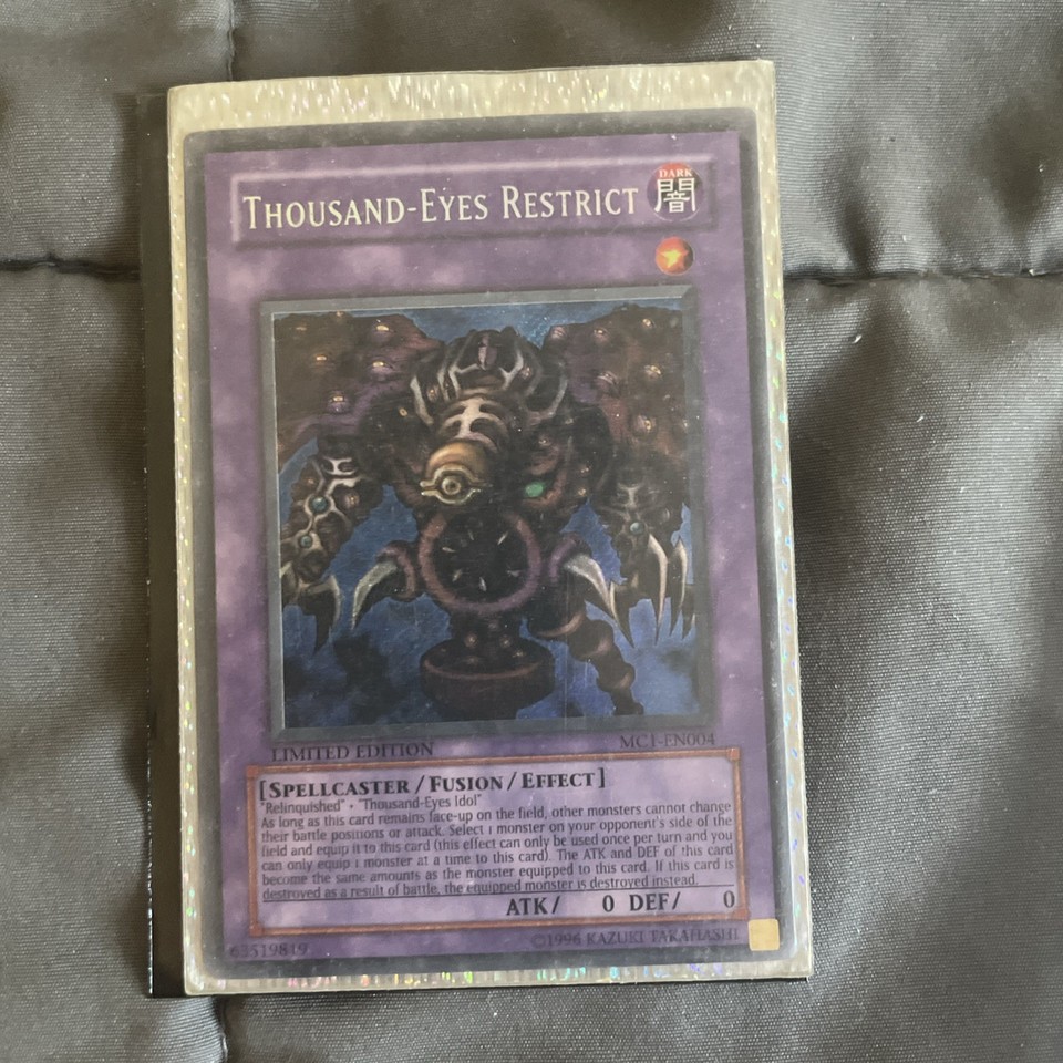 Yu-Gi-Oh! Card: Thousand-Eyes Restrict LED2-EN005 - Near Mint/Mint Condition