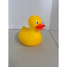 Toysmith Classic Yellow Rubber Duck Bath Toy Sealed Bottom 05/24/1410
