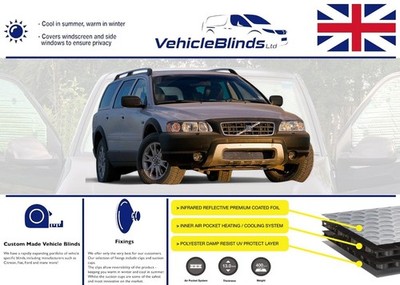 Stealth Rollos für Volvo XC70 (2001-2007) 5-Türer