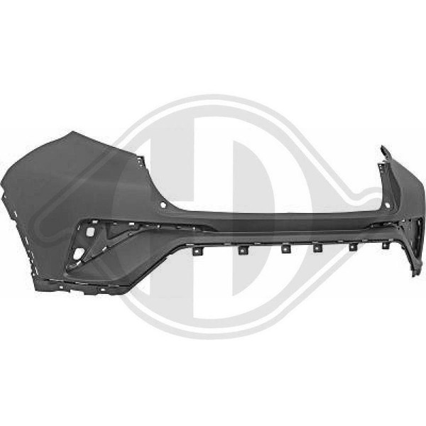 1X StoßFäNger Diederichs 6642055 FüR Toyota FüR Fahrzeuge Ohne Einparkhilfe Hint-image