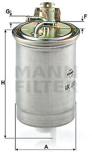 WK 841 Mann-Filter Kraftstofffilter FüR Seat, Skoda, VW-image