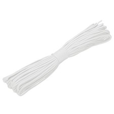 Line Nylon Cord, 10ft Portable Travel Clothesline for Camping Home, White