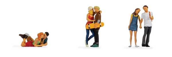 Noch 15512 HO Scale Young Couples pkg(6)