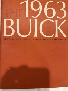 1963 Buick Electra 225 Wildcat LeSabre Skylark Special sales brochure BIG 48 pg