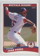 2013 Choice Buffalo Bisons Juan Perez #18 h1f
