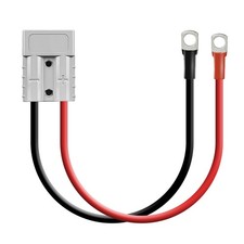 120A Batterie Anschlussstecker, 4 AWG, 600V, 0,98 Fuß,M8 Batteriekabel (1 Stück)