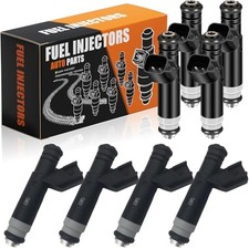 FJ867 Upgraded 4-hole 4.6L Fuel injectors Fit for:-Ford E150 2004-2008,