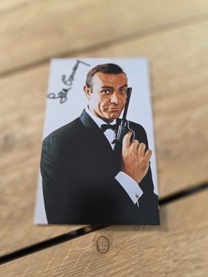 SEAN CONNERY (JAMES BOND) -  Repro-Autogramm -ca. 10x16 (1026)