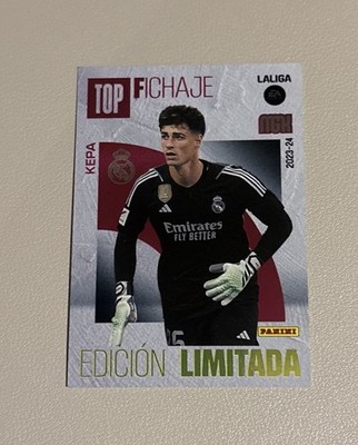 KEPA Top Fichaje Limited Edition Panini Megacracks LaLiga 2023/24 Madrid Arsenal