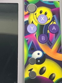 Nintendo 3DS XL Touchscreen w/Smiley Face Emoji Graphics Inside & Out