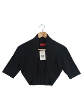 VIVIEN CARON Damen Blazer Gr. 36/38 S/M Schwarz Elegant Kurzarm Bolero