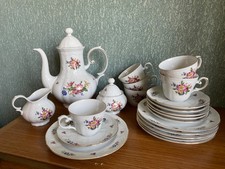 Seltmann Weiden „Wien“ Kaffeeservice Streublume – Vintage Porzellan