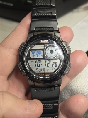 Casio AE1000W 5 Alarm World Time