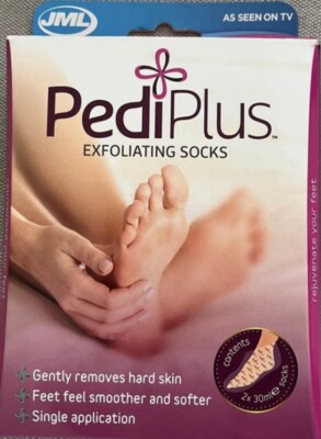 JML Pedi Plus Füße Peeling Socken - Entfernt abgestorbene Haut leicht & schmerzfrei