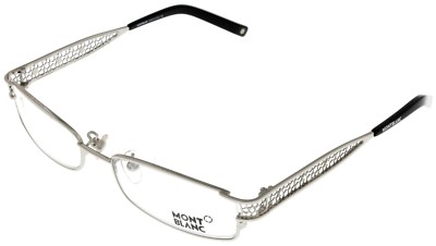 Mont Blanc Eyeglasses Frame Women Silver Rectangular MB0152 A92 54