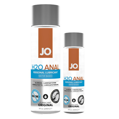 System JO H2O ANAL Water Based Lubricant Long Lasting Silky Smooth Personal Lube