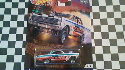 HOT WHEELS DRAGSTER DEMONS 1965 MERCURY COMET CYCLONE REAL RIDERS 4//5