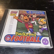 Backyard Football Video Game Win Mac CD-ROM 1999