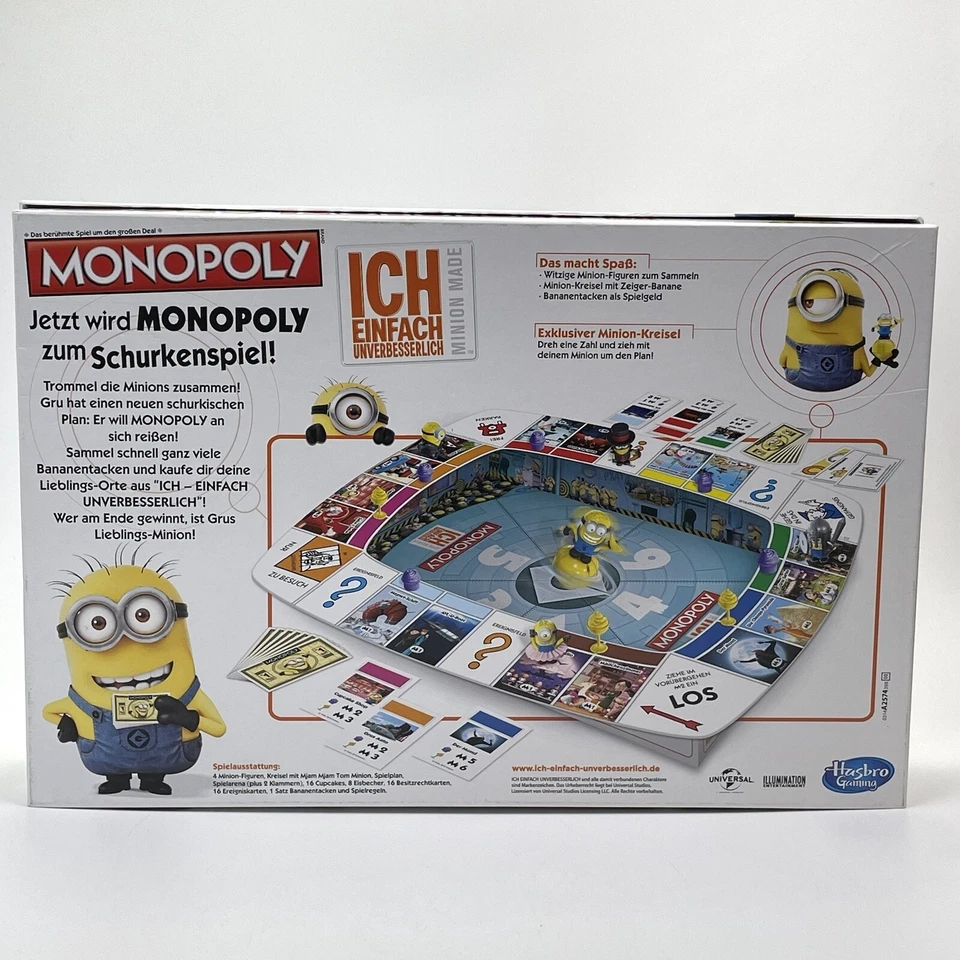 Hasbro Monopoly Ich – Einfach Unverbesserlich | Minions Edition | Brettspiel - Bild 3 von 4