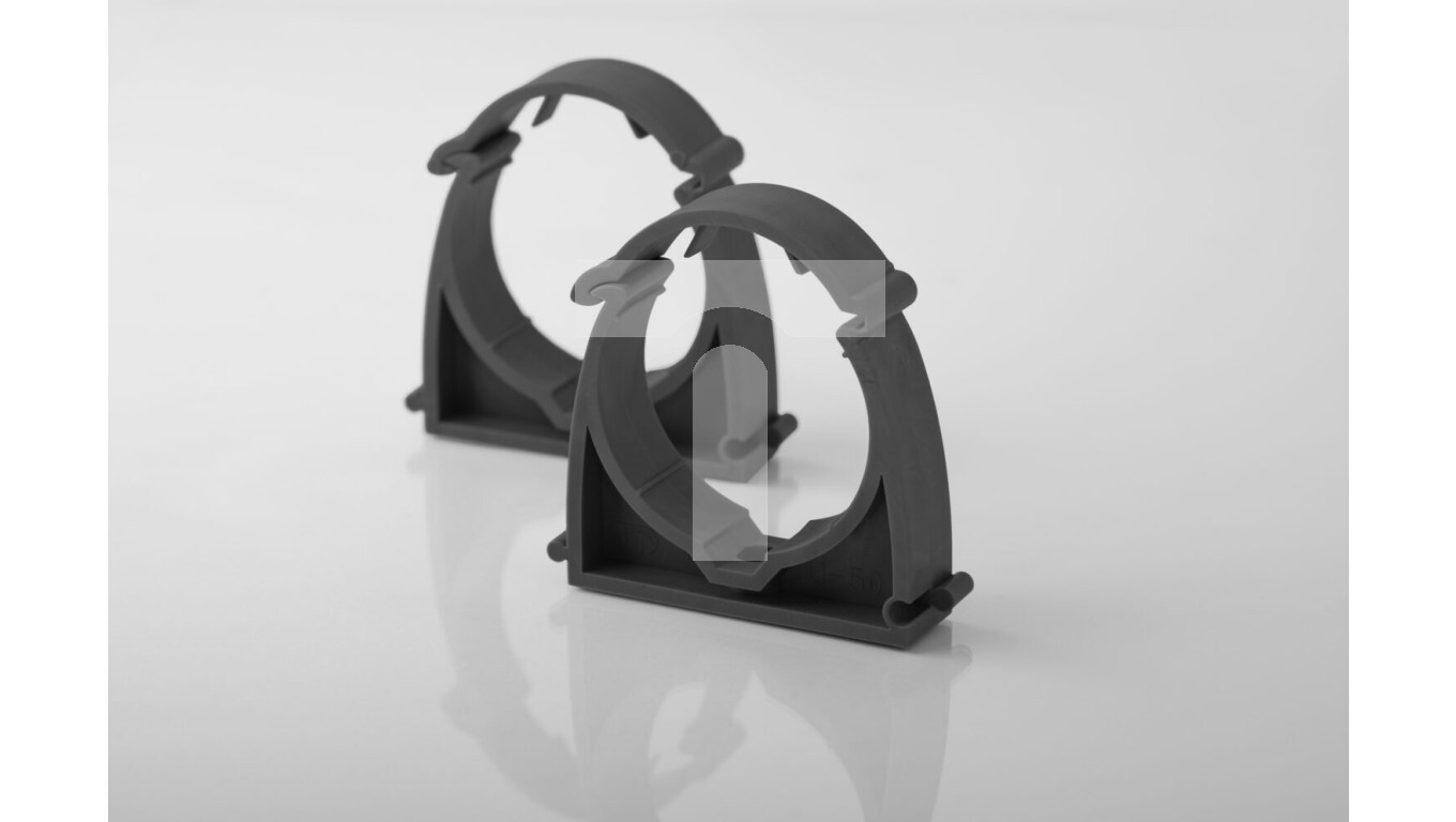 Closed holder for 32mm pipes, gray UZ 32 SZ 10504 /100pcs/ /T2UK