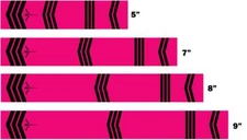 White Water Archery Traditional Chevron Icon2 Crest Arrow Wraps 15 pc Size Color