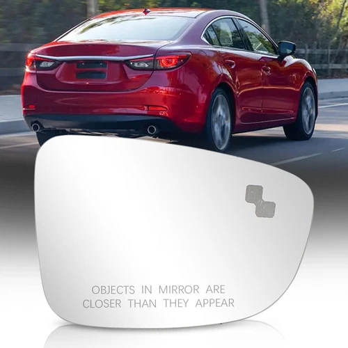 Heated Mirror Glass W/ Blind Spot For Mazda 6 2017-2021 Right Passenger Side