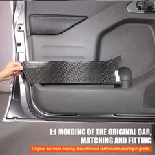 Carbon For Nissan Frontier 2005-21 Car Front Door Anti Kick Panel Guard Sticker