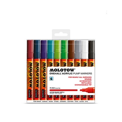 Molotow 227Hs Basic 4Mm Set 2-10 Piece