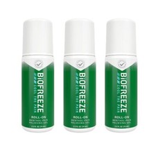 Biofreeze 13451 Roll-On Pain-Relieving Gel, 2.5 FL oz, Green Topical, Arthritis,