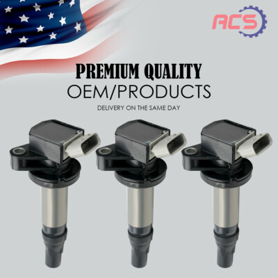 3X Ignition Coil OEM For Daihatsu Tanto L375S Milatcot Mira Samber 19500-B2050